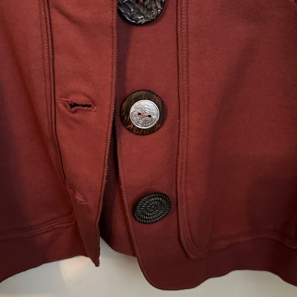 Neon Buddha Casual Button-Up Lightweight Jacket Blazer NWOT Size 1X - Picture 4 of 11